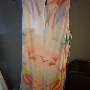 Colorful Sleeveless Maxi Dress